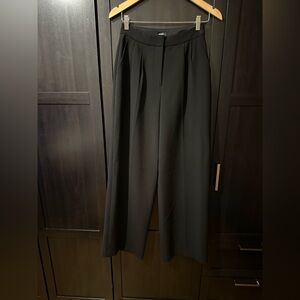 High-Waisted Black Tailored Pants Size 2R | Office Work Straight Leg